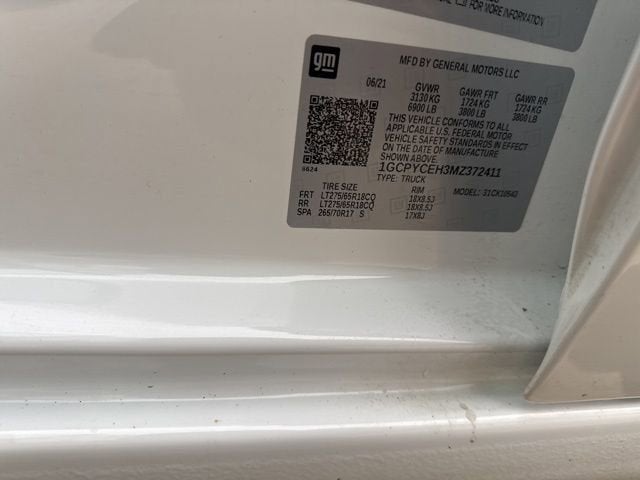 2021 Chevrolet Silverado 1500 Custom Trail Boss