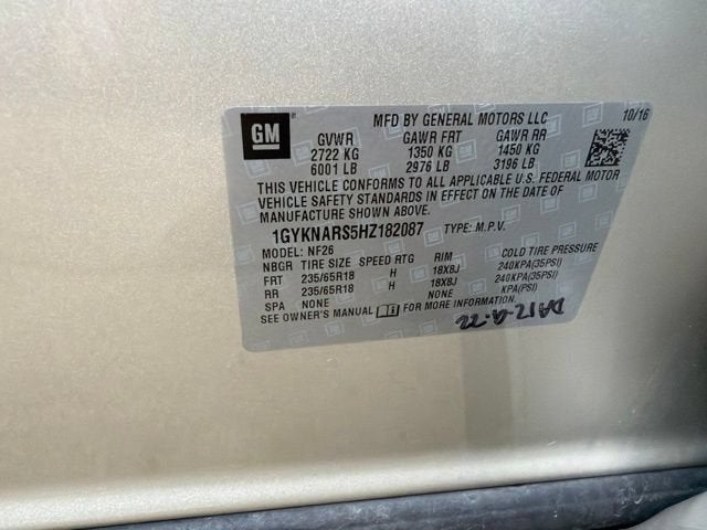 2017 Cadillac XT5 FWD