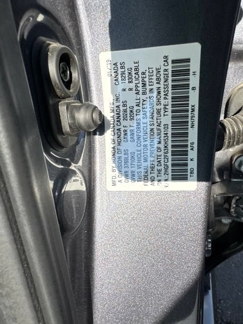 2019 Honda Civic Sedan LX