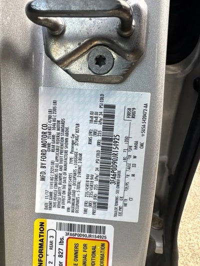 2018 Ford Fusion Titanium