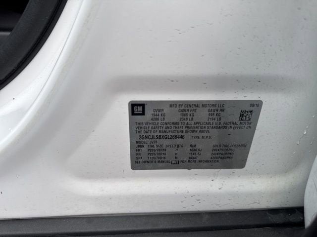 2016 Chevrolet Trax LT