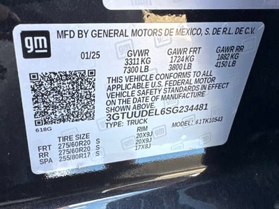 2025 GMC Sierra 1500 SLT