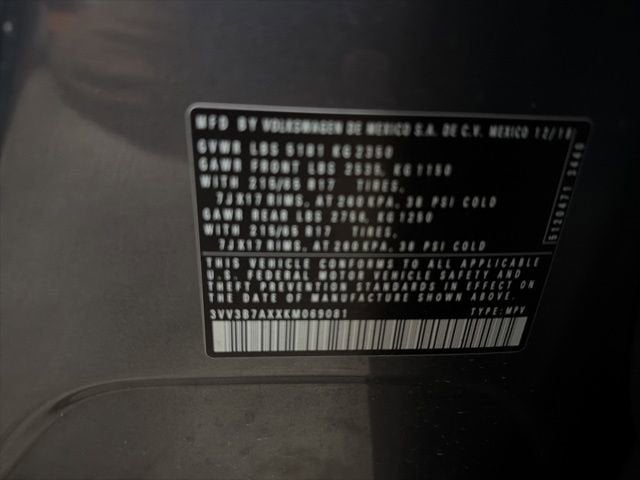 2019 Volkswagen Tiguan SE