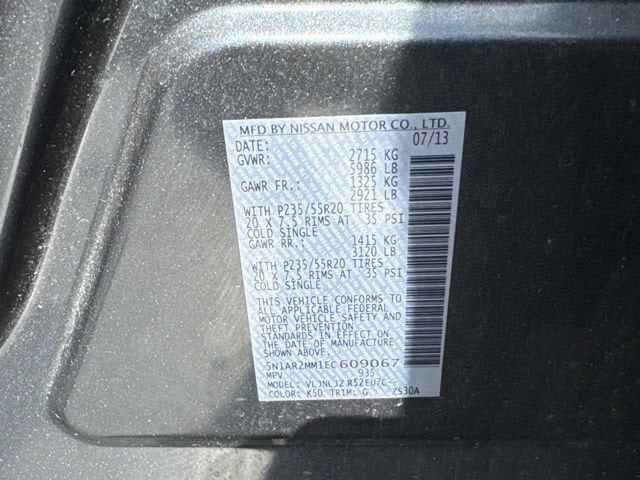 2014 Nissan Pathfinder Platinum