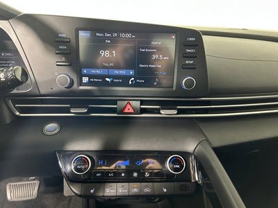 2022 Hyundai Elantra Hybrid Blue