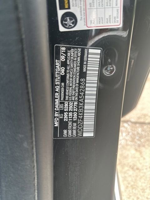 2019 Mercedes-Benz E-Class E 300